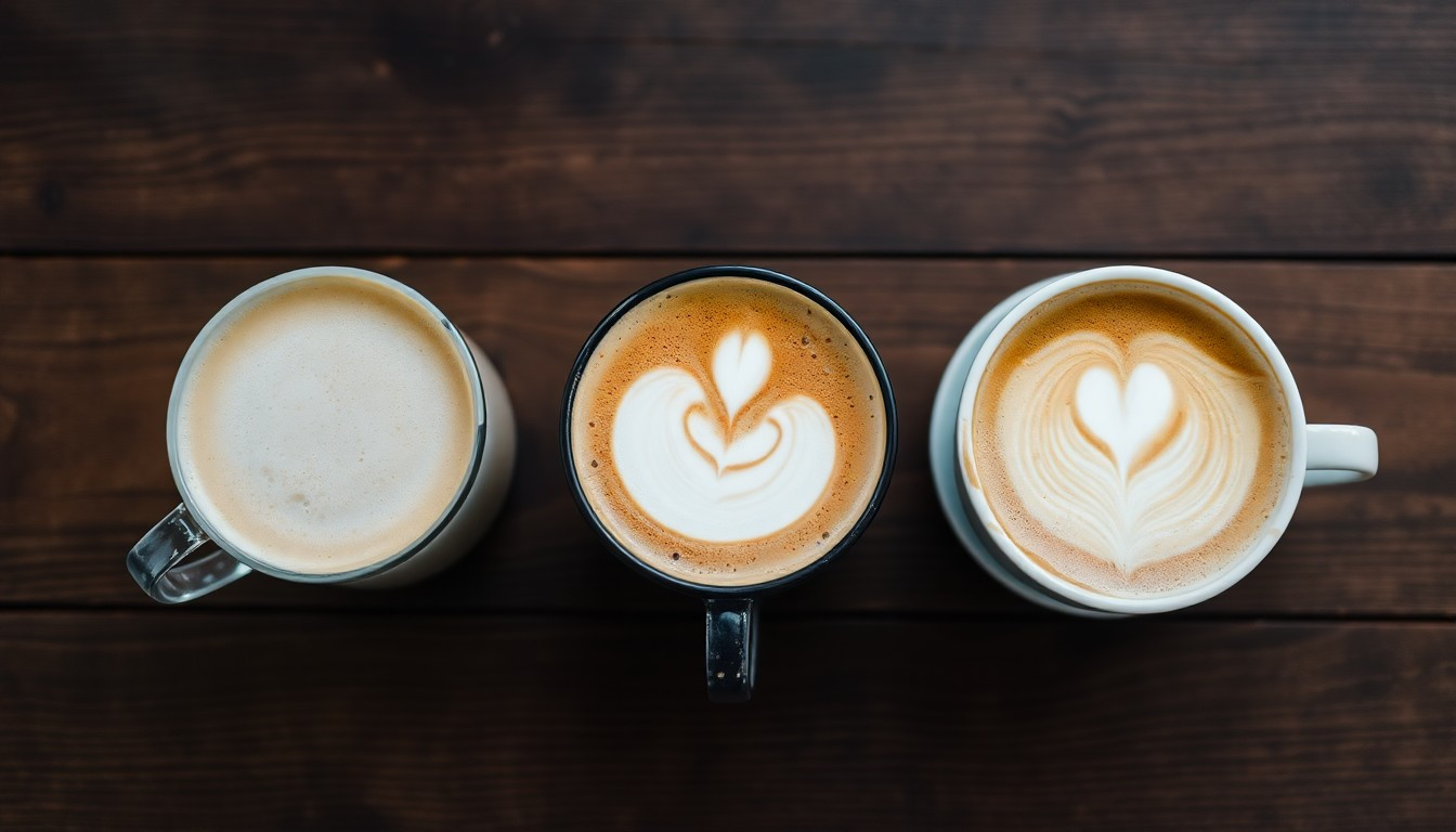 Flat White vs Cappuccino vs Latte