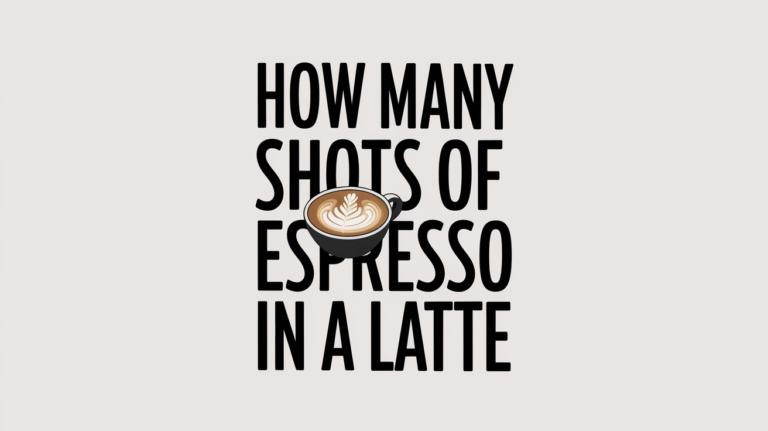 How Many Shots of Espresso in a Latte