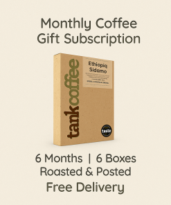 tank coffee 6 month coffee gift - roasted and posted
