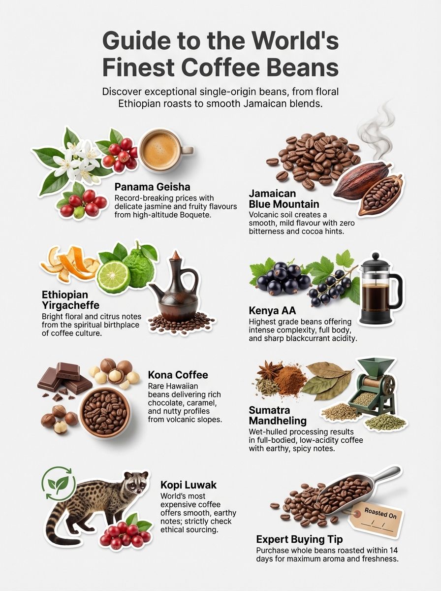 What Are The Top 10 Best Coffees: A Guide To The Finest Coffee Beans